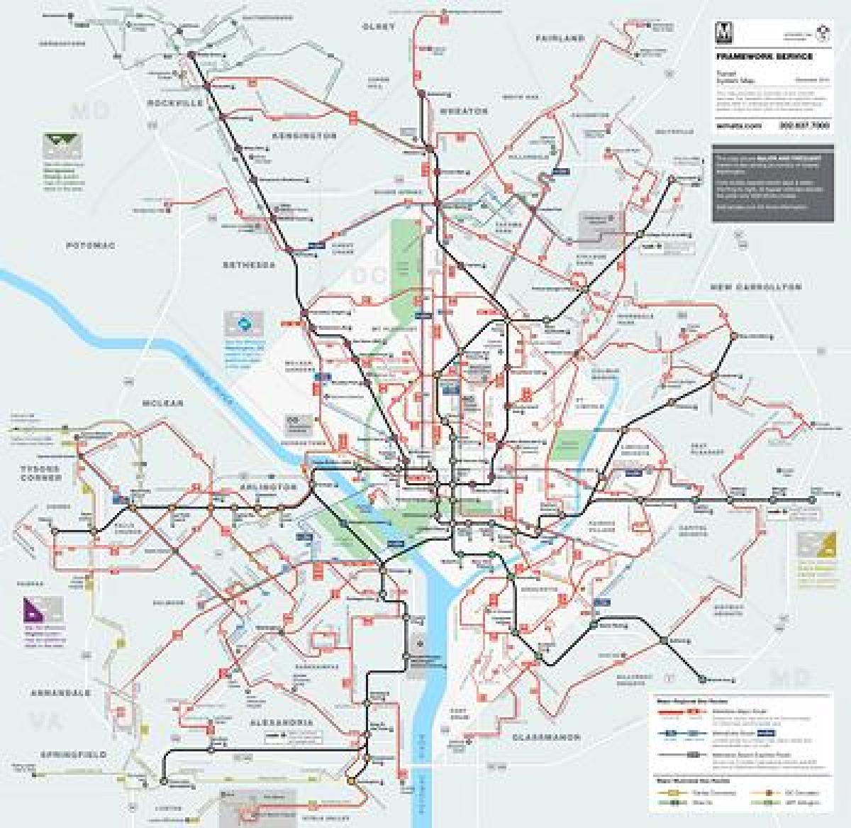 dc metro, autobus hartë