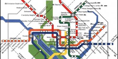 Washington dc metro, tren hartë