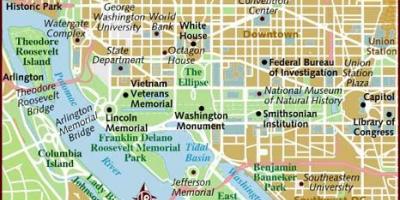 Uashington zonë të hartës