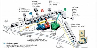 Regan aeroportin e portës hartë
