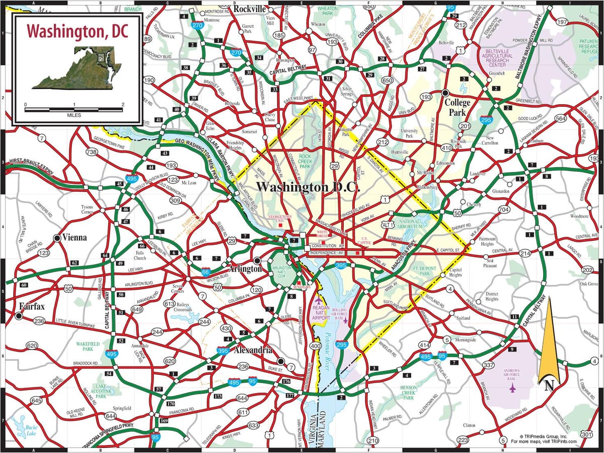 washington dc metro hartë rrugë mbulesë