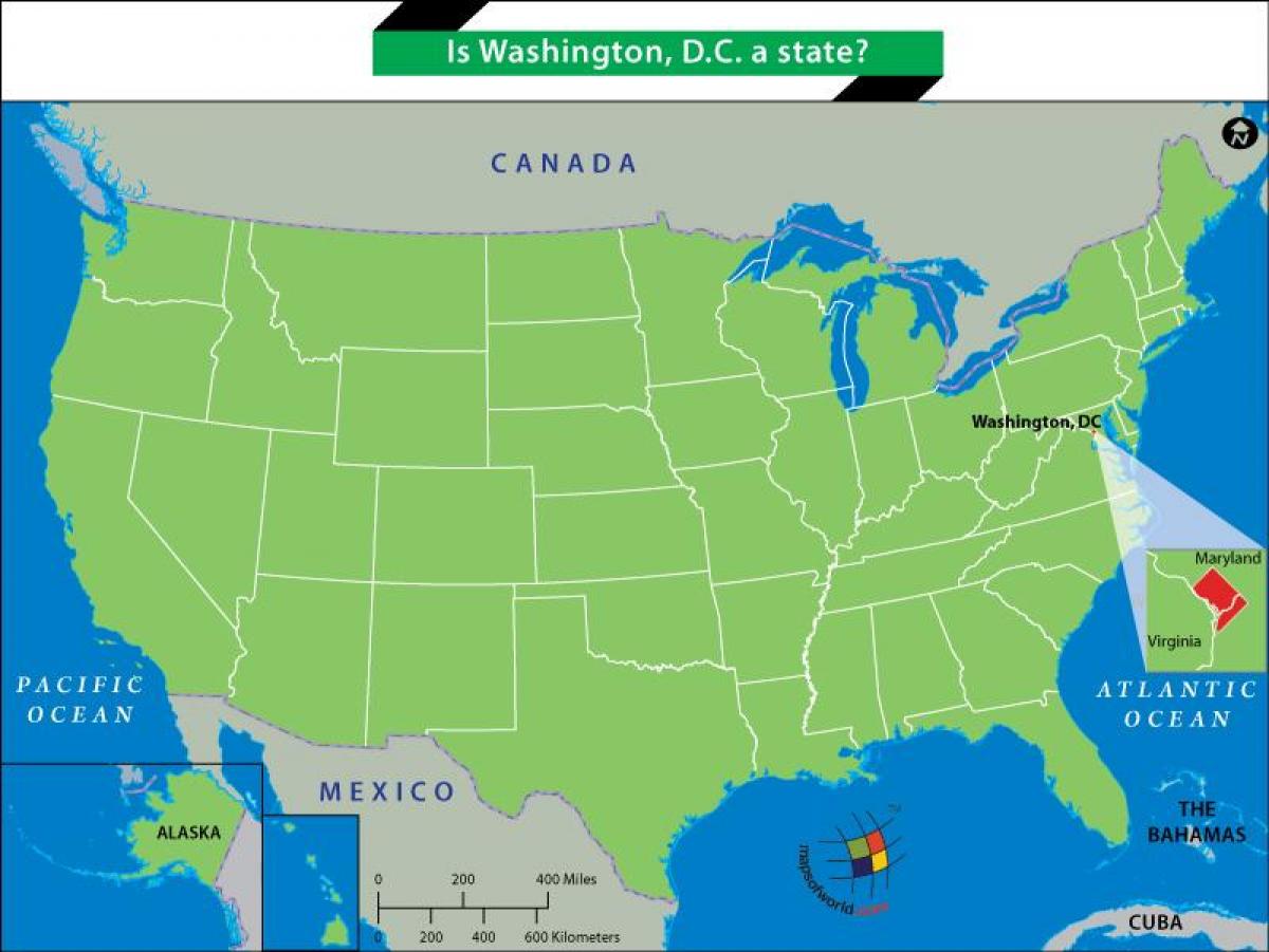 harta e dc shtetit