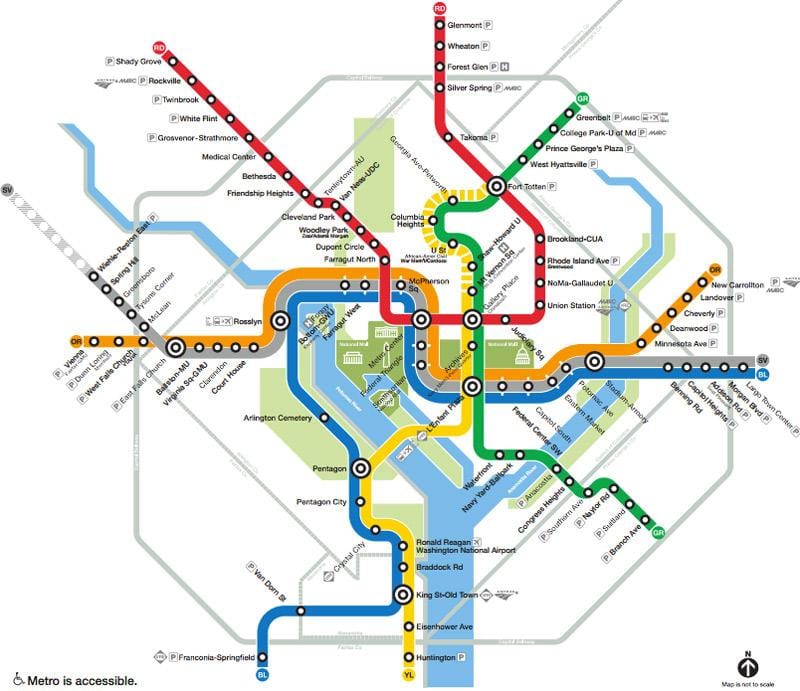 washington dc tren hartë