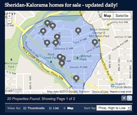 harta e kalorama lagje