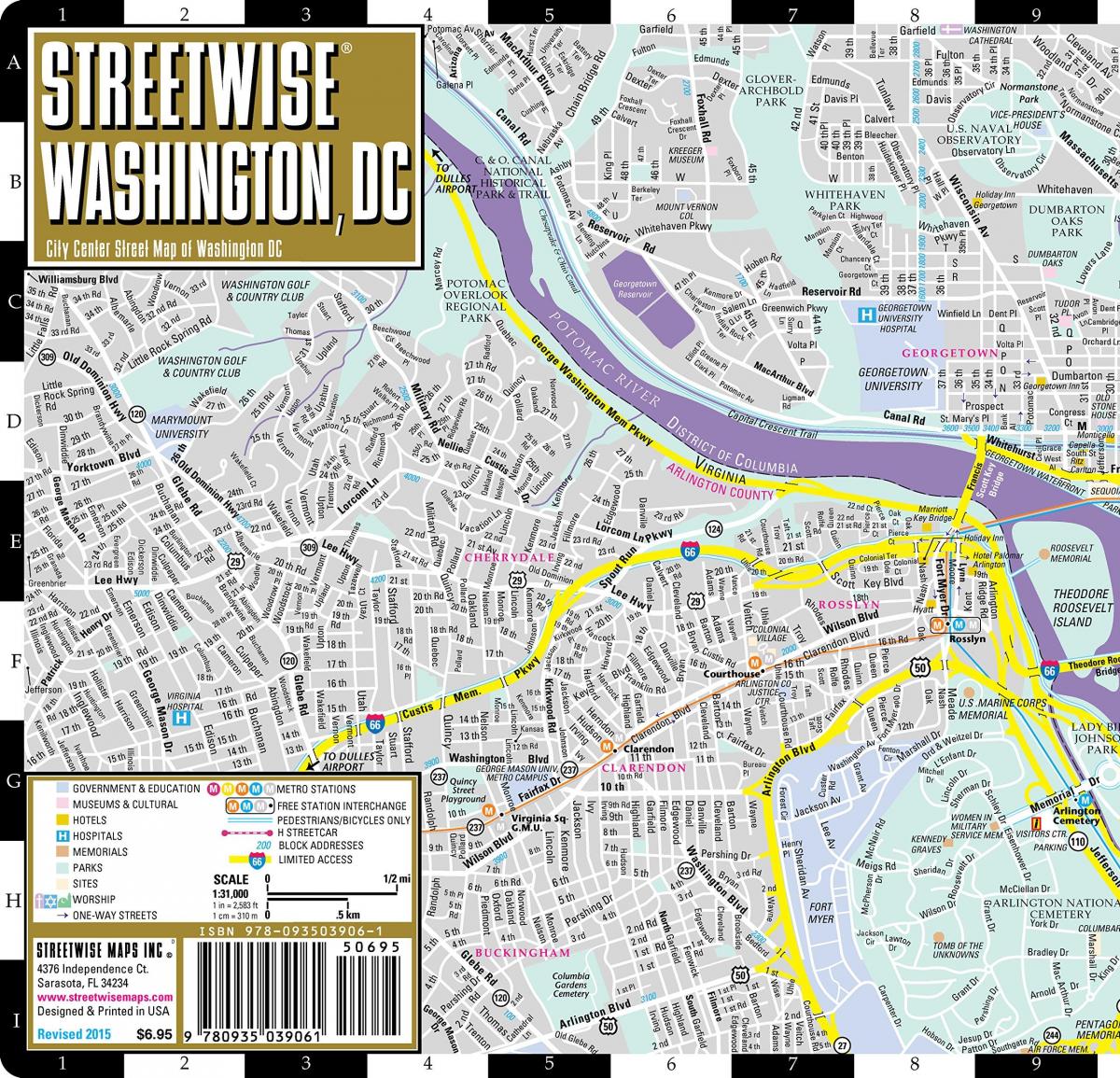 harta e streetwise washington dc