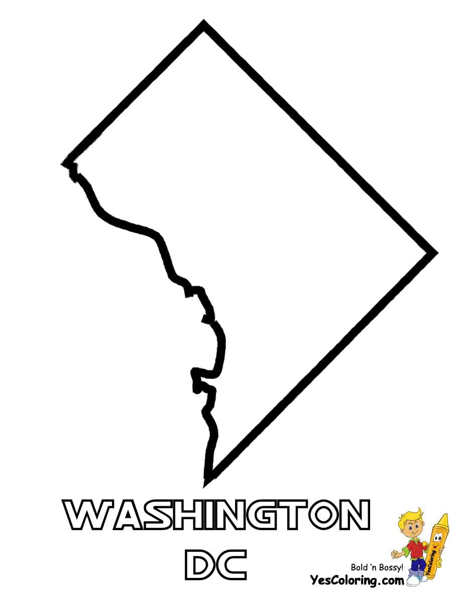 dc hartën skicë