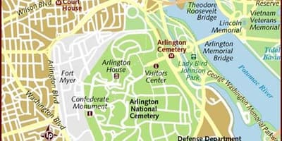 Harta e arlington washington dc