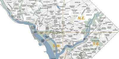 Harta në uashington, dc