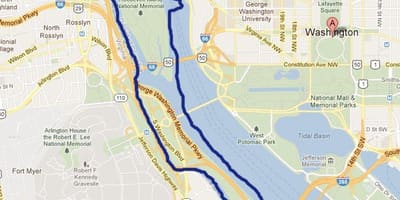 Harta e lumit potomac washington dc