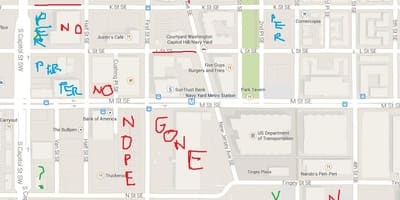 Hartën e washington dc hendikep parking