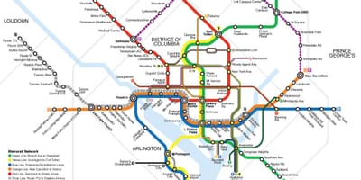 Dc transportit publik hartë