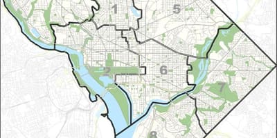 Hartën e washington dc parkimi të lirë